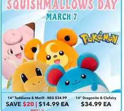 GameStop Squishmallows Day offer