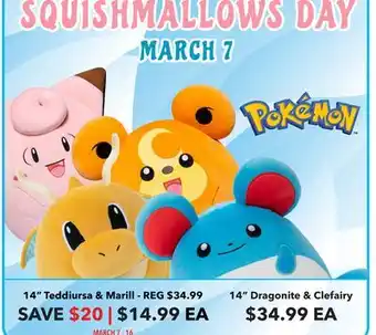 GameStop Squishmallows Day offer