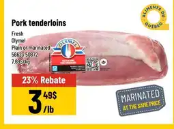 Mayrand Olymel Pork tenderloins offer