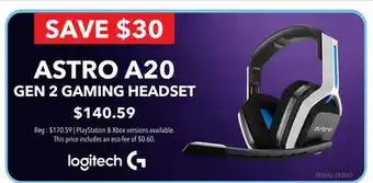 GameStop ASTRO A20 GEN 2 GAMING HEADSET offer