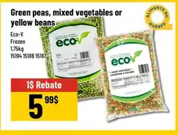 Mayrand Eco-V Green peas, mixed vegetables or yellow beans offer