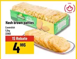 Mayrand Cavendish Hash brown patties offer