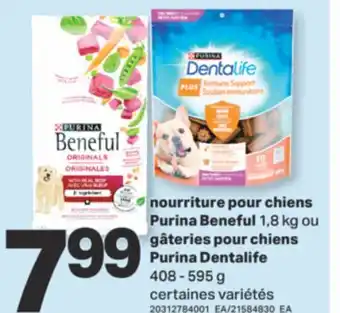 L'Intermarché NOURRITURE POUR CHIENS BENEFUL 1,8 KG OU GÂTERIES POUR CHIENS DENTALIFE 408 - 595 G offer