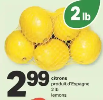 L'Intermarché CITRONS, 2 lb offer