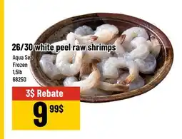 Mayrand 26/30 white peel raw shrimps Aqua Sea offer