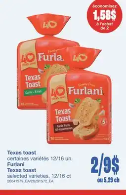 Wholesale Club TEXAS TOAST, 12/16 UN offer