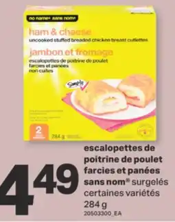 L'Intermarché ESCALOPETTES DE POITRINE DE POULET FARCIES ET PANÉES, 284 g offer