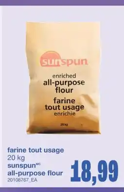 Wholesale Club FARINE TOUT USAGE, 20 kg offer