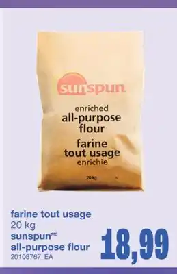 Wholesale Club FARINE TOUT USAGE, 20 kg offer