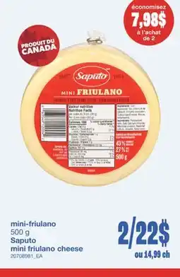 Wholesale Club MINI-FRIULANO, 500 g offer