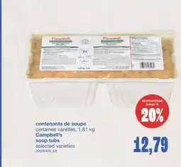 Wholesale Club CONTENANTS DE SOUPE, 1,81 kg offer