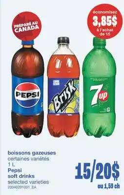 Wholesale Club BOISSONS GAZEUSES, 1 L offer