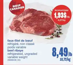 Wholesale Club FAUX-FILET DE BŒUF offer