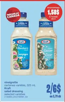 Wholesale Club VINAIGRETTE, 325 mL offer