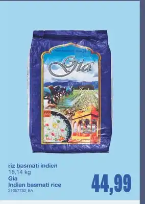 Wholesale Club RIZ BASMATI INDIEN, 18.14 kg offer