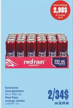 Wholesale Club BOISSONS ÉNERGISANTES, 24 x 355 mL offer