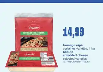 Wholesale Club FROMAGE RÂPÉ, 1 kg offer