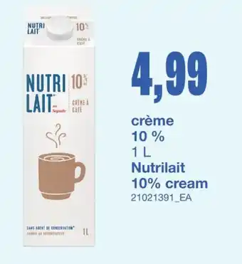 Wholesale Club CRÈME 10 %, 1 L offer