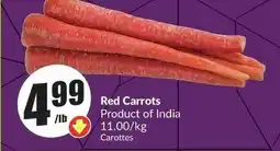 FreshCo Red Carrots offer