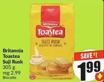 FreshCo Britannia Toastea Suji Rusk offer