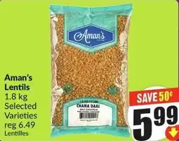 FreshCo Aman's Lentil's offer