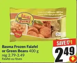 FreshCo Basma Frozen Falafel or Green Beans offer