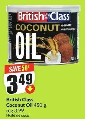 FreshCo British Class Coconut Oil offer