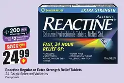 FreshCo Reactine Regular or Extra Strength Relief Tablets offer