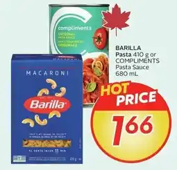 Sobeys Barilla pasta offer