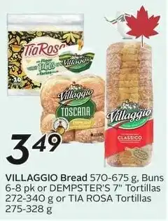 Sobeys Villaggio bread offer