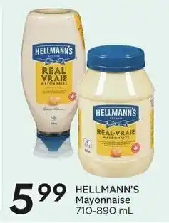 Sobeys Hellmann's mayonnaise offer