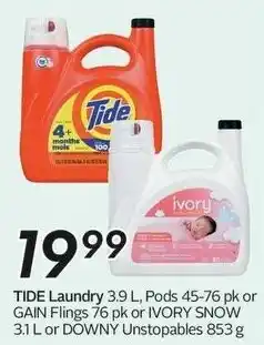 Sobeys Tide laundry offer