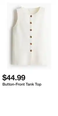 H&M Button-Front Tank Top offer