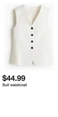 H&M Suit waistcoat offer