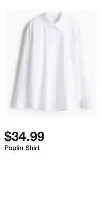 H&M Poplin Shirt offer