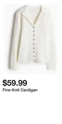 H&M Fine-Knit Cardigan offer