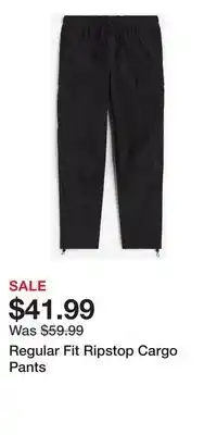 H&M Regular Fit Ripstop Cargo Pants offer