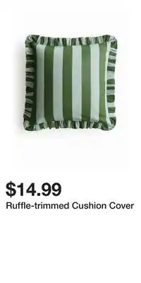 H&M Ruffle-trimmed Cushion Cover offer