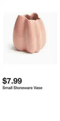 H&M Small Stoneware Vase offer