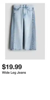 H&M Wide Leg Jeans offer