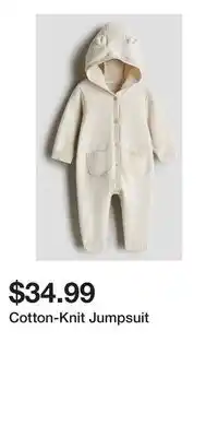 H&M Cotton-Knit Jumpsuit offer