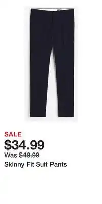 H&M Skinny Fit Suit Pants offer