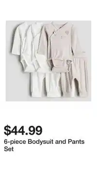 H&M 6-piece Bodysuit and Pants Set offer