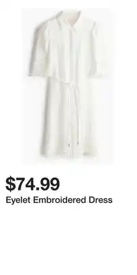 H&M Eyelet Embroidered Dress offer