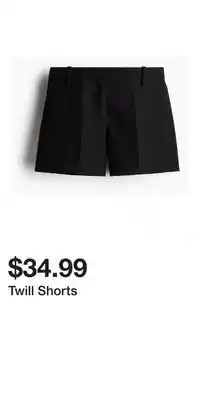 H&M Twill Shorts offer