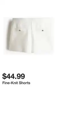 H&M Fine-Knit Shorts offer