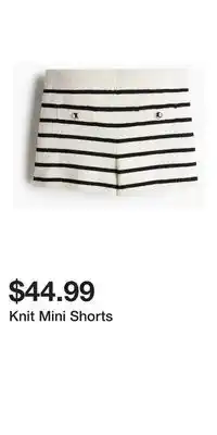 H&M Knit Mini Shorts offer