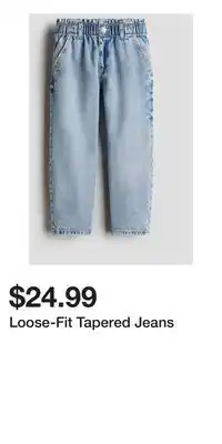 H&M Loose-Fit Tapered Jeans offer