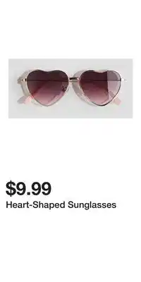 H&M Heart-Shaped Sunglasses offer