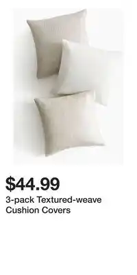 H&M 3-pack Textured-weave Cushion Covers offer